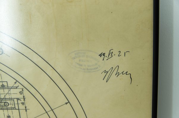 Original Technical Drawing of Hartungs Regulator, 1925-TZ-865522