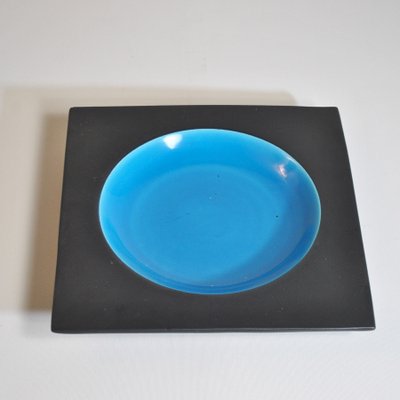 Ornamental Centerpiece Dish with 2-Fired Glazed Ceramic Technique, 1970s-JQO-1060031