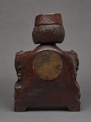 Ornamented Carved Wooden Clock-QKG-2027481