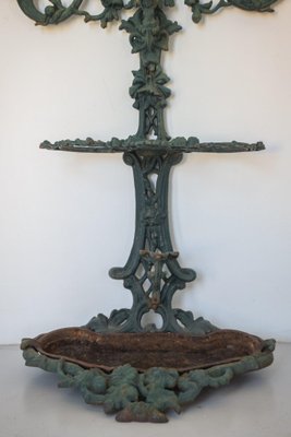 Ornate Victorian-Style Coat Rack in Cast Iron-AOI-1106835