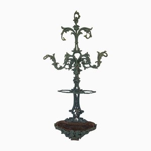 Ornate Victorian-Style Coat Rack in Cast Iron-AOI-1106835