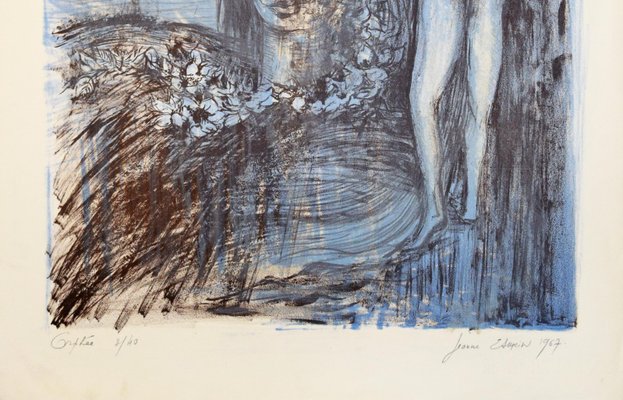 Orphée - Original Lithograph by Jeanne Esmein - 1967-ZCI-754951