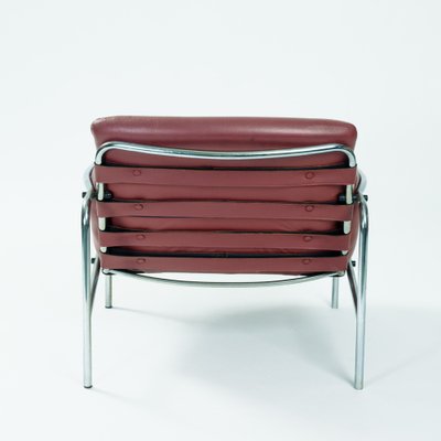 Osaka Lounge Chair in Leather by Martin Visser for 't Spectrum, 1964-NQU-1784151