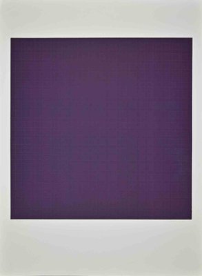 Oscar Piattella, Violet Composition, Original Etching, 1975-ZCI-1165730