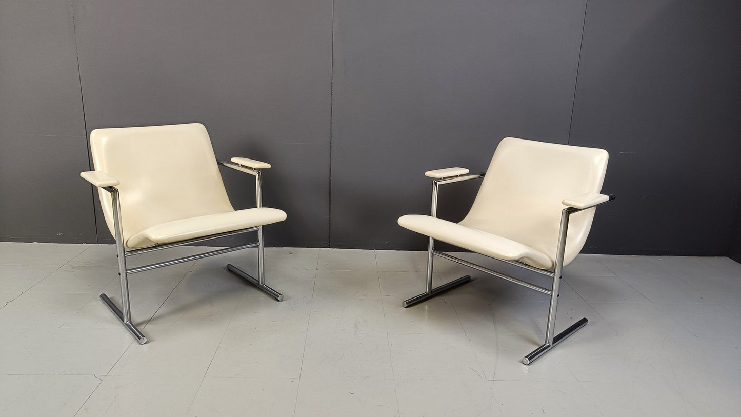 Oslo Lounge Chairs by Rudi Verelst for Novalux, 1970s, Set of 2