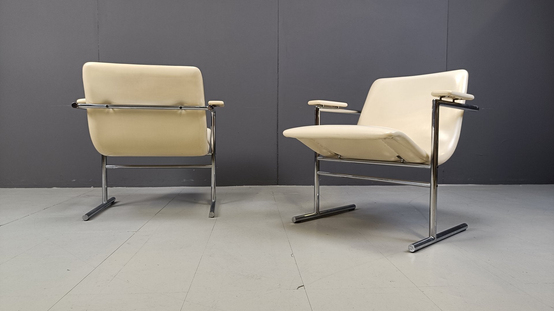 Oslo Lounge Chairs by Rudi Verelst for Novalux, 1970s, Set of 2