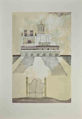 Ossi Czinner, Cathedral of Tarragona, Lithograph, 1970s-ZCI-2027306