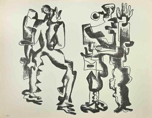 Ossip Zadkine, Untitled, Lithograph, Mid 20th Century