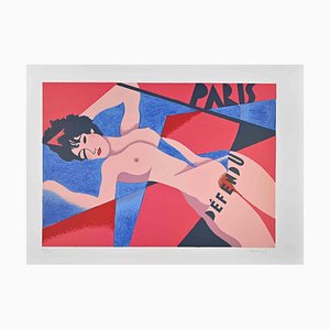 Osvaldo Peruzzi, Nude of Woman, Lithograph, 1988-ZCI-1775648