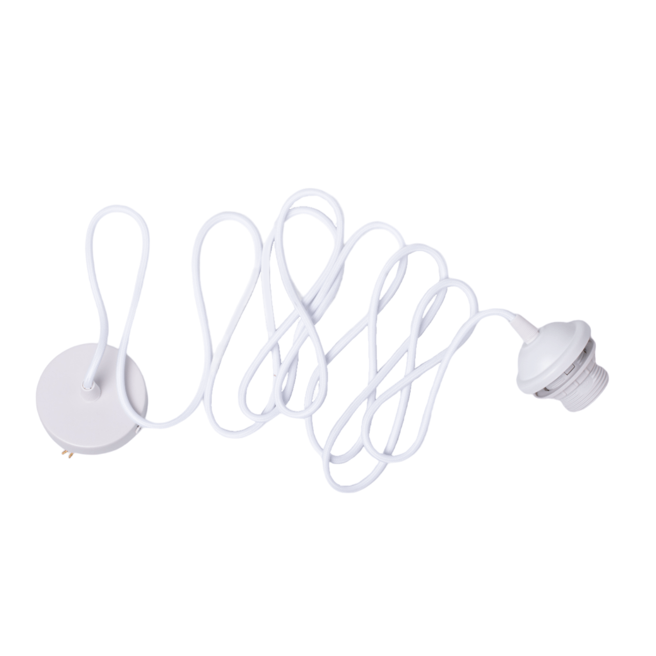 Edgeform E27 Cable Set for Pendant With Rosette 300 cm White