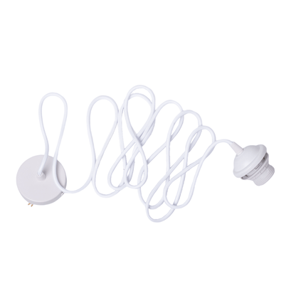 Edgeform E27 Cable Set for Pendant With Rosette 300 cm White