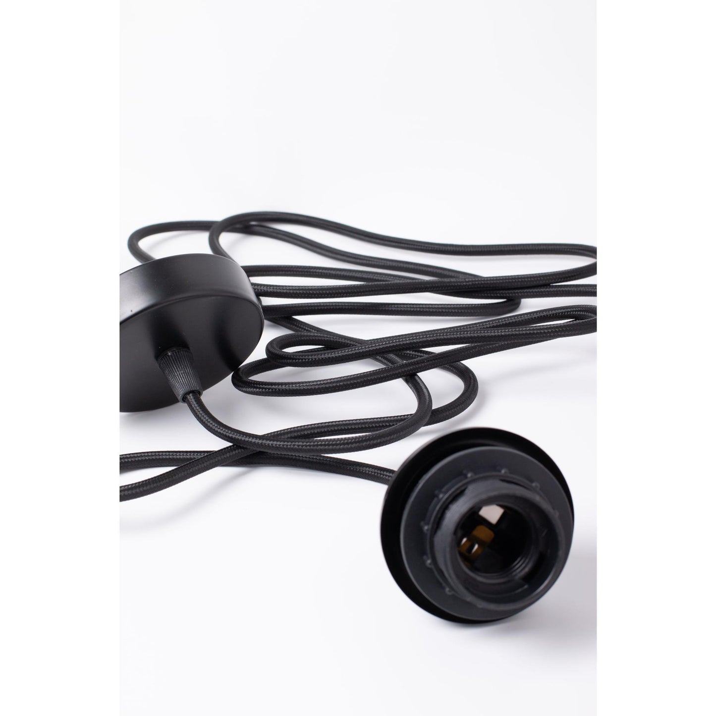 Edgeform E27 Cable Set for Pendant With Rosette 500 cm Black