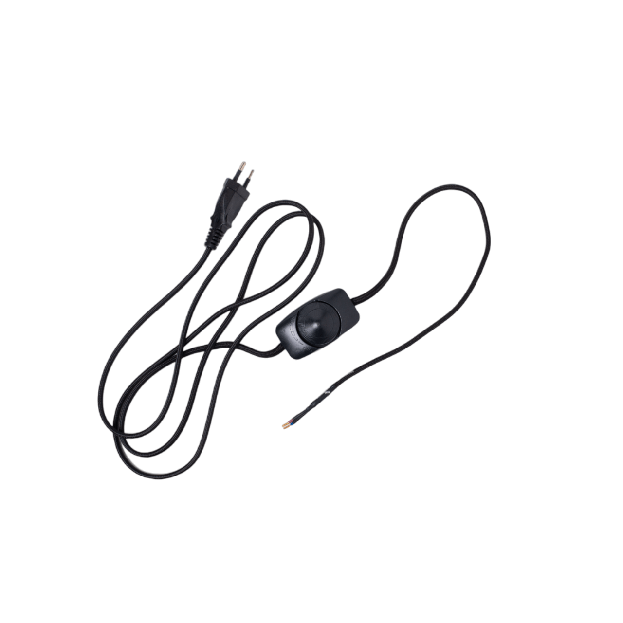 Edgeform Cable Set With Dimmer For Wall Lamp Black