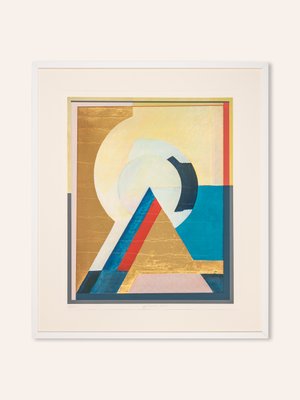 Otto Herbert Hajek, Pyramid, 1992, Color Offset Print on Thick Paper, Framed-GPP-1126477