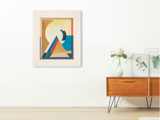 Otto Herbert Hajek, Pyramid, 1992, Color Offset Print on Thick Paper, Framed-GPP-1126477