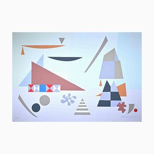 Otto Hofman, Abstract Composition, Screen Print, 1989-ZCI-1788621