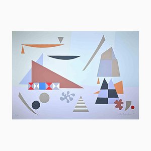 Otto Hofman, Abstract Composition, Screen Print, 1989-ZCI-1788603