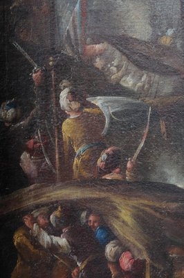 Ottoman Artist, Battle Scene, 1740, Oil on Canvas-FLW-1402224