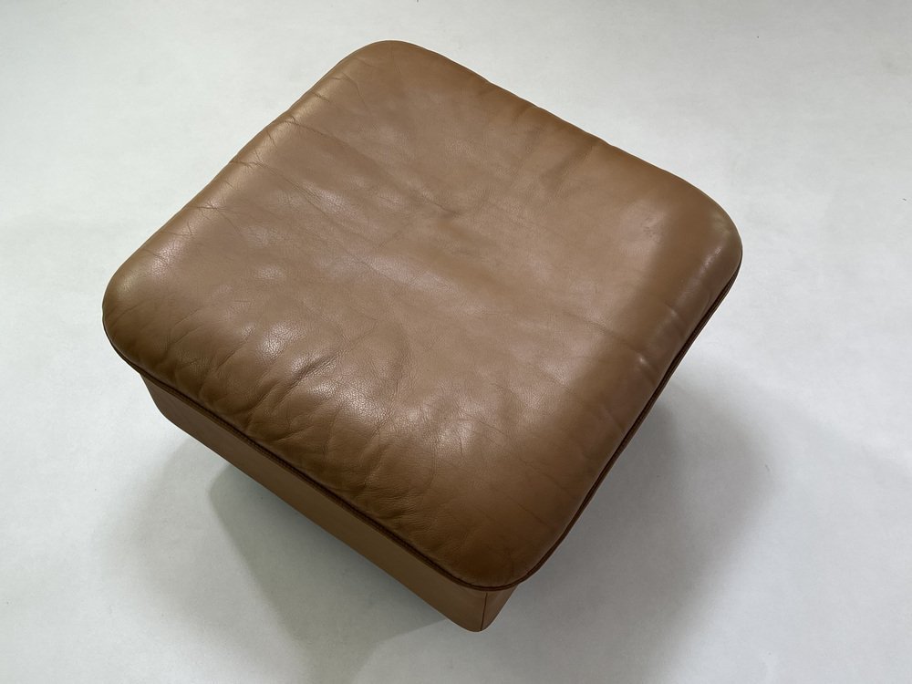 Ottoman in Leather from De Sede, 1980s