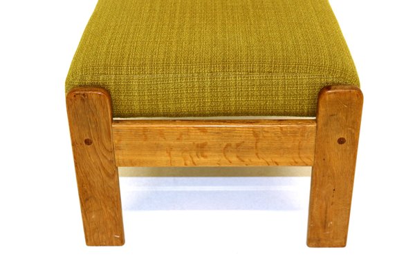 Ottoman in Oak, Sweden, 1960s-GEK-919515