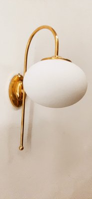 Ottone Wall Lamp with Oval White Glass-QLH-1315052