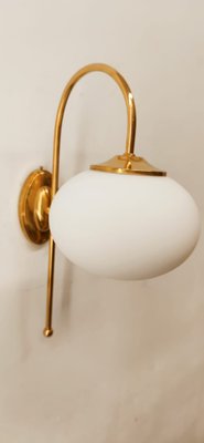 Ottone Wall Lamp with Oval White Glass-QLH-1315052