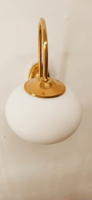 Ottone Wall Lamp with Oval White Glass-QLH-1315052