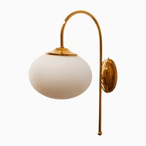 Ottone Wall Lamp with Oval White Glass-QLH-1315052