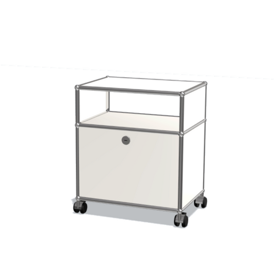 1x2 모듈 사이드보드 (하단 1 도어 & 3 패널 & 휠) [W500XD350XH(350+175)]