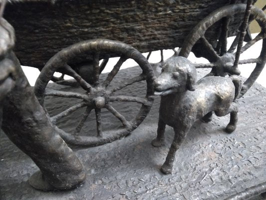 OV, Travellers' Caravan, 1800s, Bronze Sculpture-ZFY-1186321