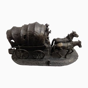 OV, Travellers' Caravan, 1800s, Bronze Sculpture-ZFY-1186321