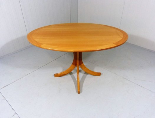 Oval Ashwood Coffee Table, 1960s-TU-803341