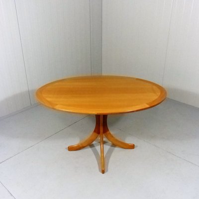 Oval Ashwood Coffee Table, 1960s-TU-803341