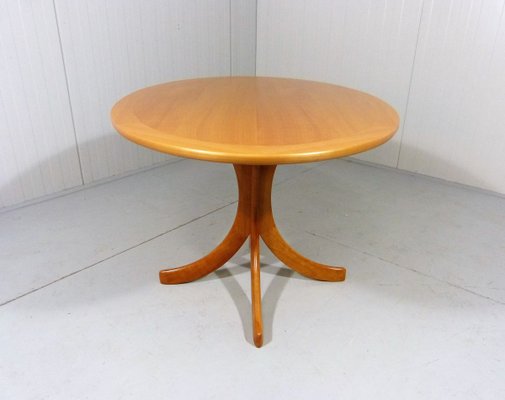 Oval Ashwood Coffee Table, 1960s-TU-803341