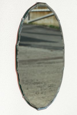 Oval Beveled Mirror, 1950s-YRI-1421515