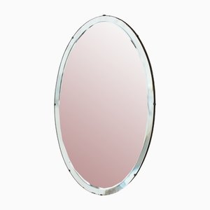 Oval Beveled Mirror, 1960s-YRI-1731709