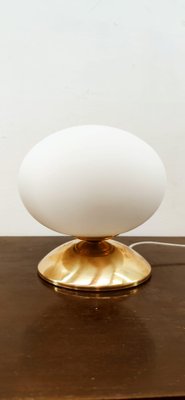 Oval Brass & Glass Lamp-QLH-1309283