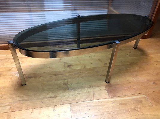 Oval Coffee Table, 1970s-SDV-666228