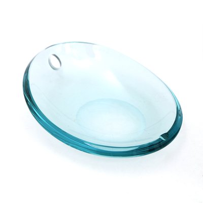 Oval Crystal Ashtray, 1960s-EZ-1075447