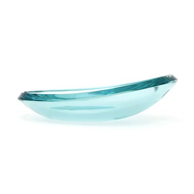 Oval Crystal Ashtray, 1960s-EZ-1075447