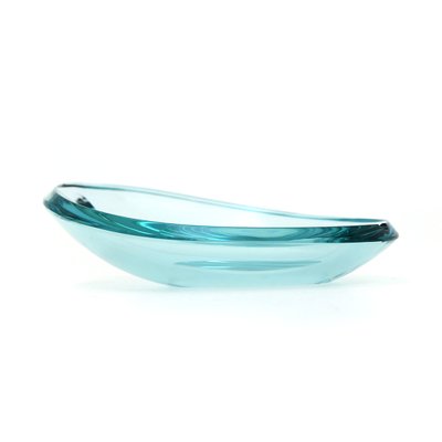 Oval Crystal Ashtray, 1960s-EZ-1075447