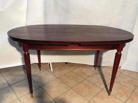 Oval Extendable Table, 1970s-WQQ-1757158