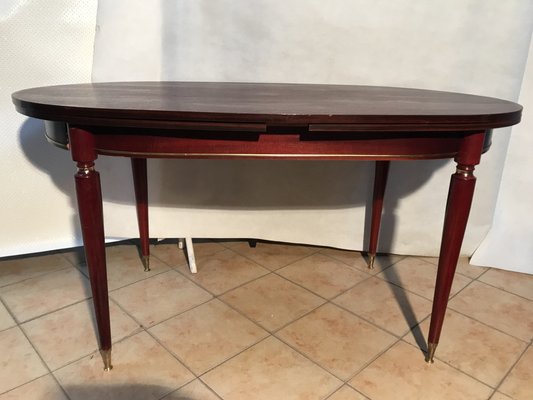 Oval Extendable Table, 1970s-WQQ-1757158