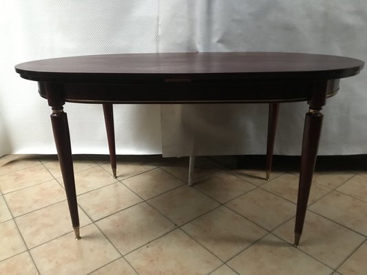 Oval Extendable Table, 1970s-WQQ-1757158