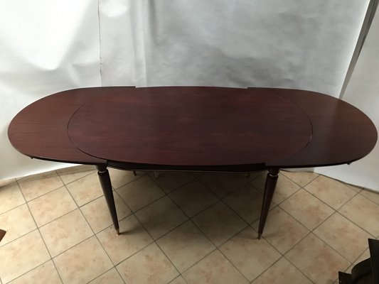 Oval Extendable Table, 1970s-WQQ-1757158