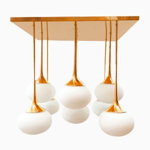 Oval Glass Cone Ceiling Light-QLH-1347934