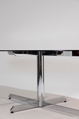 Oval Glass Dining Table, 1970s-QAC-2034872