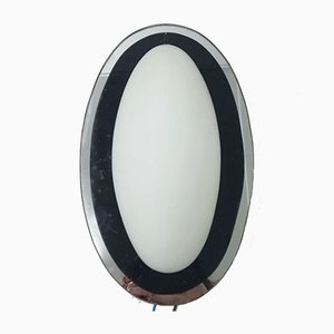 Oval Sconce with Mirror Frame, 1980s-RGF-864905