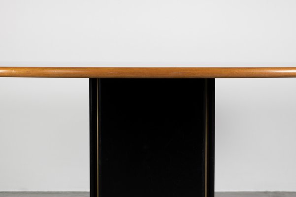 Oval-Shape Artona Dining Table in Wood by Afra & Tobia Scarpa for Maxalto, 1970s-IVC-1286465