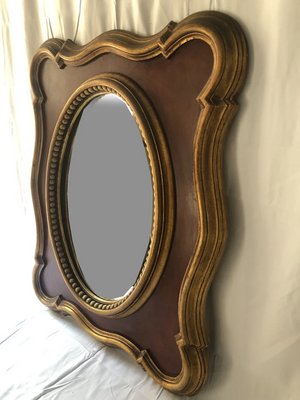 Oval Shaped Mirror, 1950s-DUA-2021690